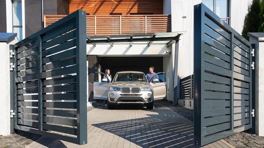 распашные ворота в Гулькевичах