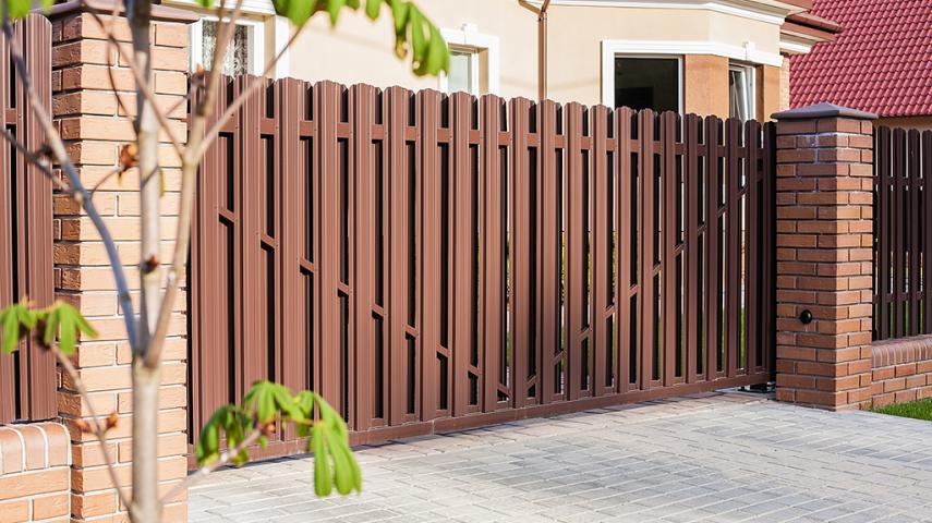 ворота из штакетника в Гулькевичах